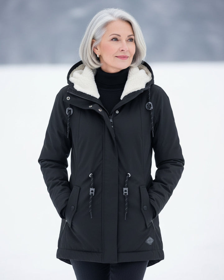 Hilma | Sherpavuorattu parka | Anne Helsinki