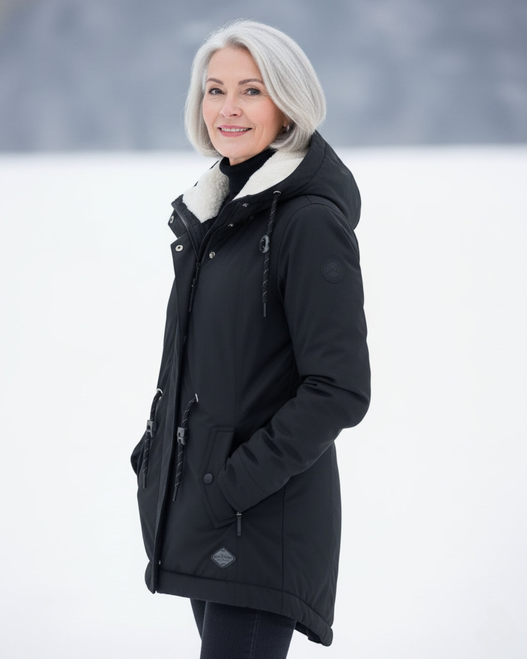 Hilma | Sherpavuorattu parka | Anne Helsinki