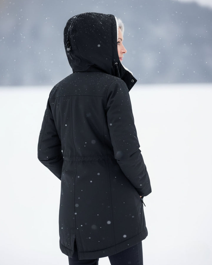 Hilma | Sherpavuorattu parka | Anne Helsinki