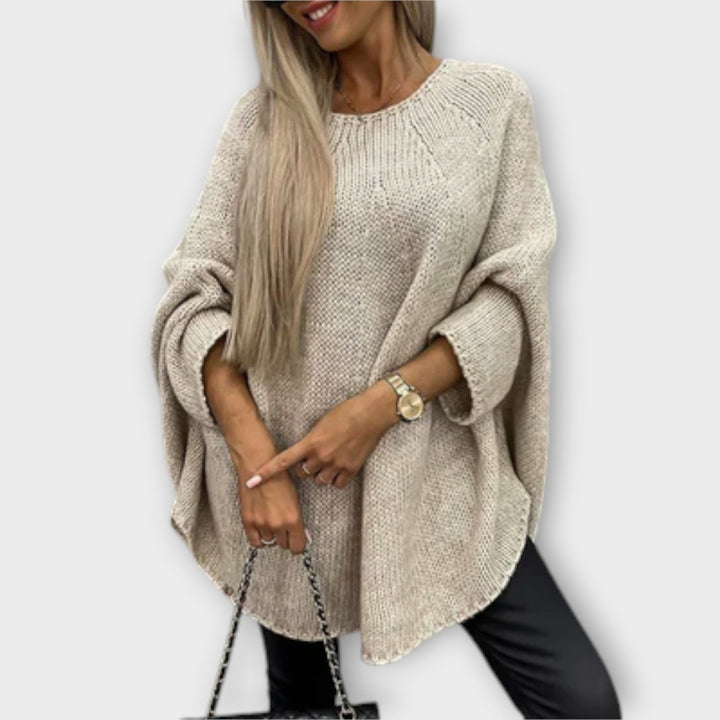 Isabelle | Tyylikäs naisten neulepaita round neck | Anne Helsinki