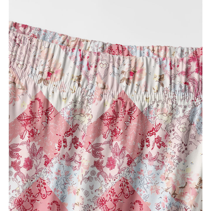 Boho Free Spirit Print Crew Neck Cotton Tee Sale - CottonPoppy