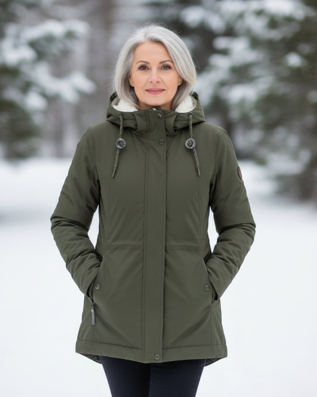 Hilma | Sherpavuorattu parka | Anne Helsinki