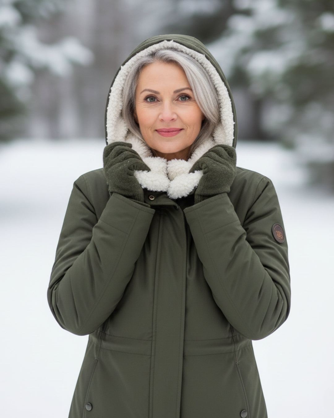 Hilma | Sherpavuorattu parka | Anne Helsinki