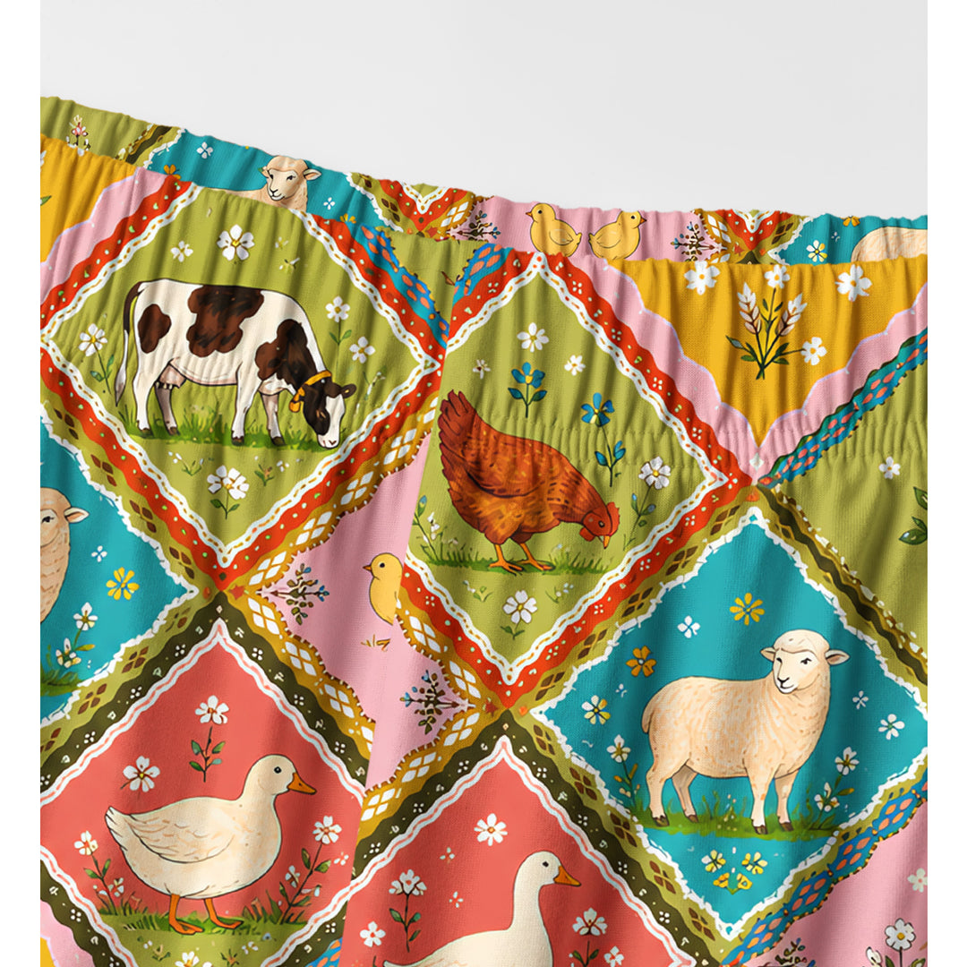 Black Cat & Pumpkin Patch Print Long Pajama Set  Sale - CottonPoppy