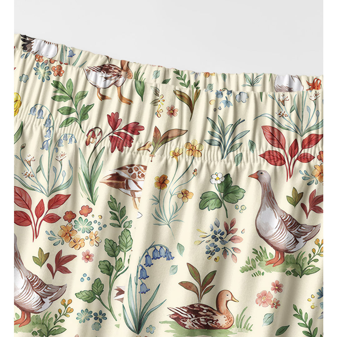 Countryside Garden Critter Print Long Pajama Set  Sale - CottonPoppy