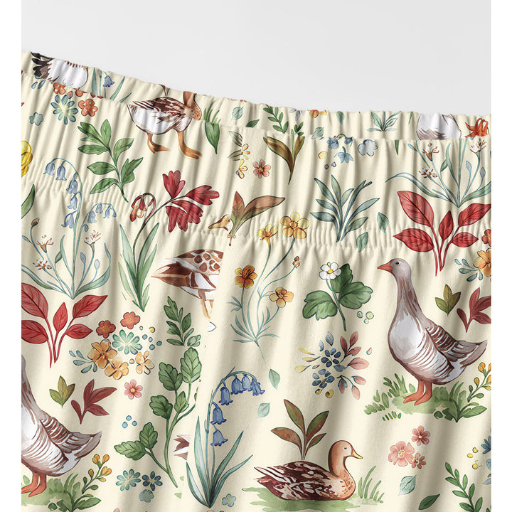 Countryside Garden Critter Print Long Pajama Set  Sale - CottonPoppy