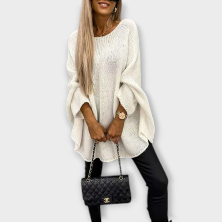 Isabelle | Tyylikäs naisten neulepaita round neck | Anne Helsinki
