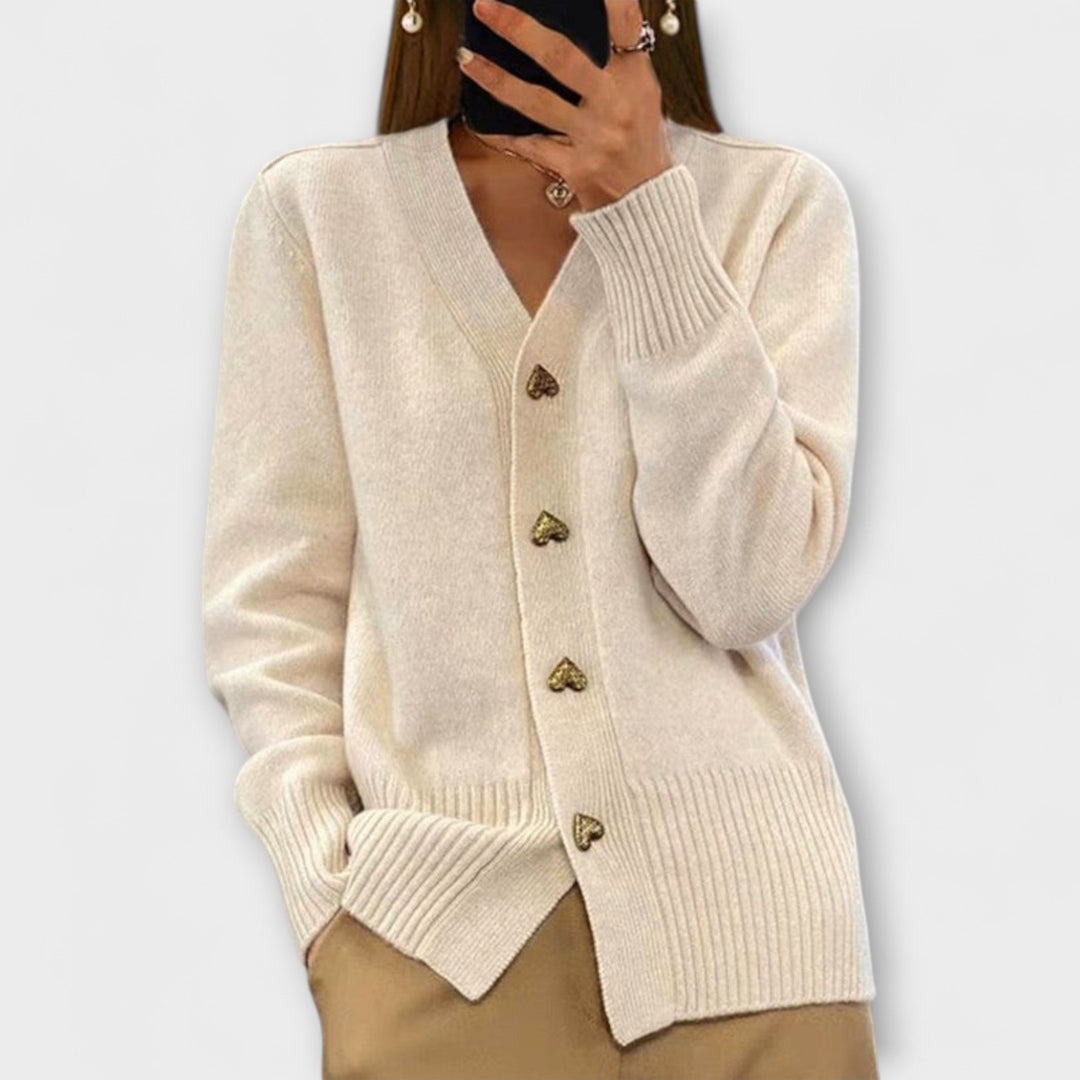 Marij | Vintagetyyliinen V-pääntiepaita naisille | Anne Helsinki