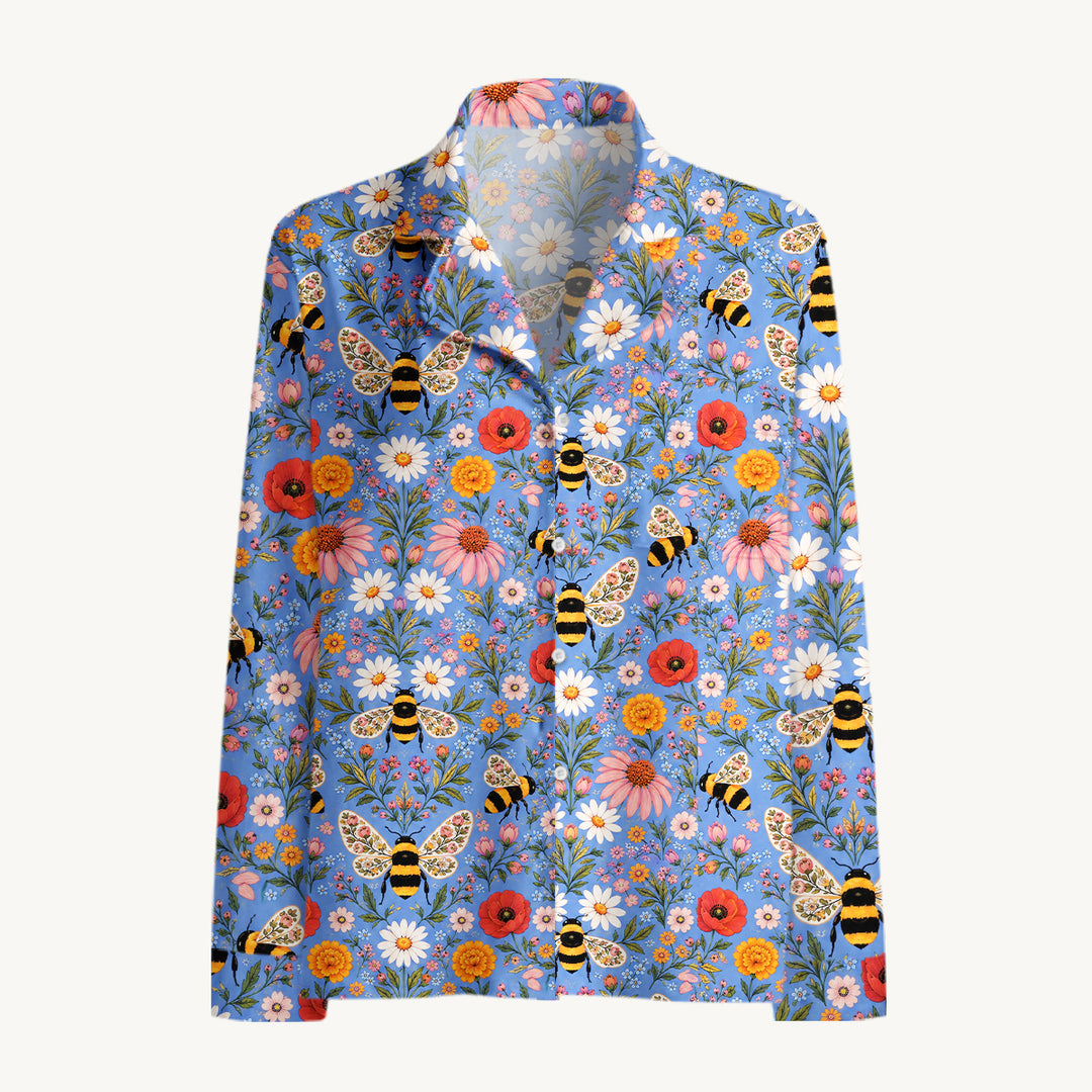Black Cat & Pumpkin Patch Print Long Pajama Set  Sale - CottonPoppy