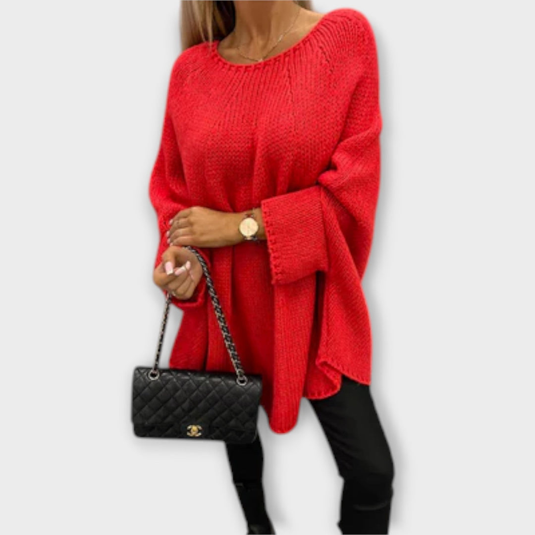Isabelle | Tyylikäs naisten neulepaita round neck | Anne Helsinki