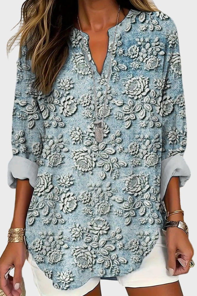 Bluza bloom od rocío azul | Anne Helsinki