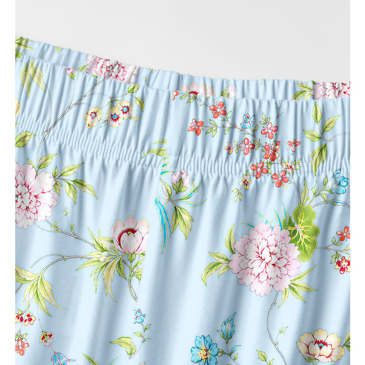 Black Cat & Pumpkin Patch Print Long Pajama Set  Sale - CottonPoppy