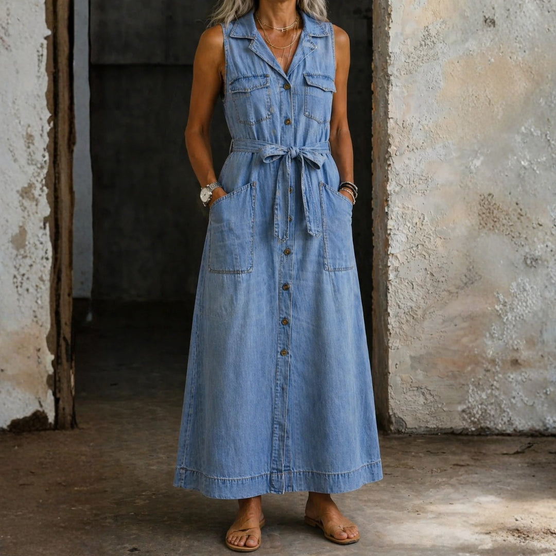 Amanda | Klassinen farkkumekko | Anne Helsinki