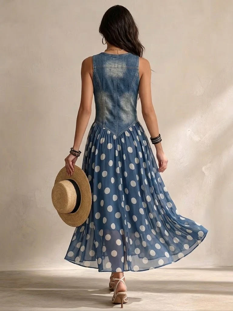 Pilvi | Pilkullinen sifonkimekko | Anne Helsinki