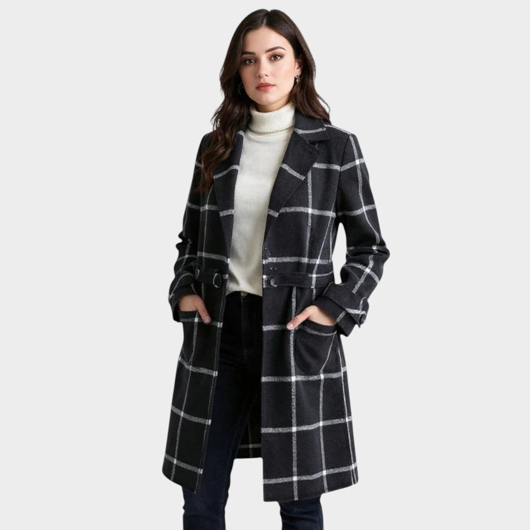 Inkeri | Ruudullinen syystakki | Anne Helsinki