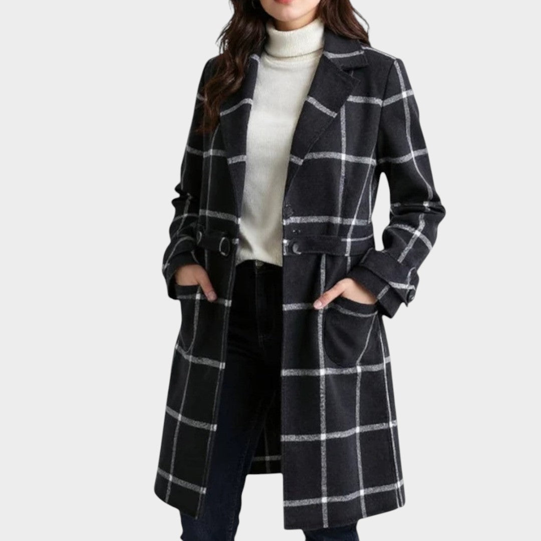 Inkeri | Ruudullinen syystakki | Anne Helsinki