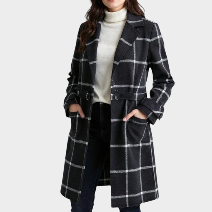 Inkeri | Ruudullinen syystakki | Anne Helsinki