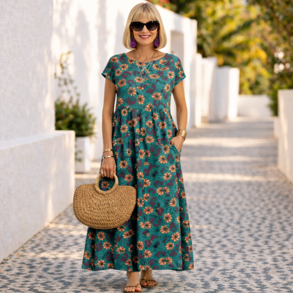 Valencia | Tyylikäs kukallinen mekko | Anne Helsinki