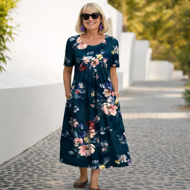 Robin | Kukallinen midi mekko | Anne Helsinki