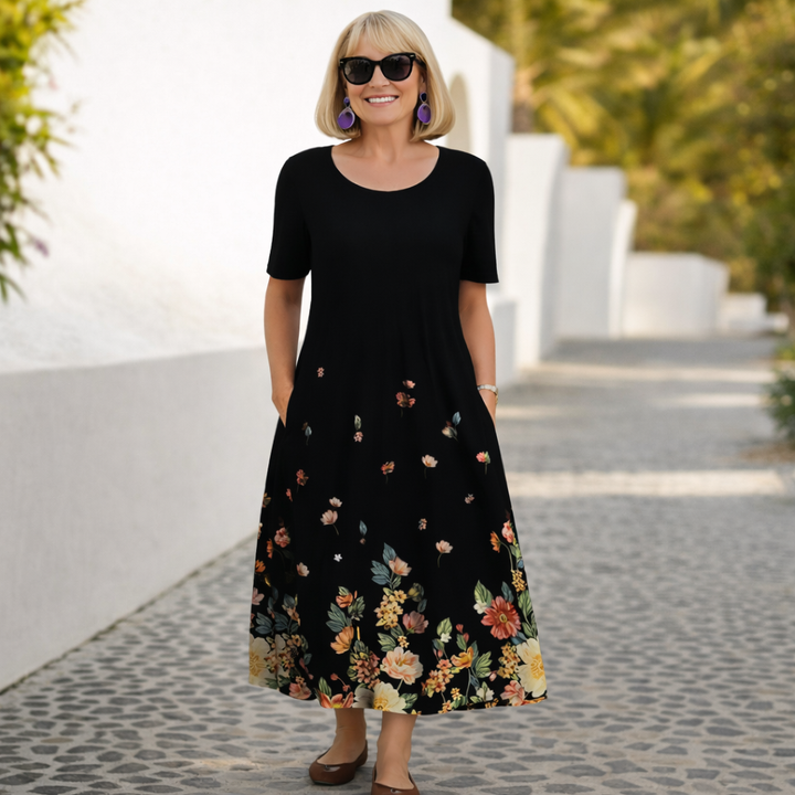 Robin | Kukallinen midi mekko | Anne Helsinki