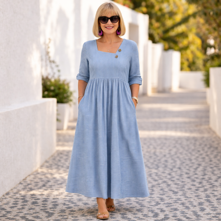 Cleomarie | Elegantti midi mekko | Anne Helsinki