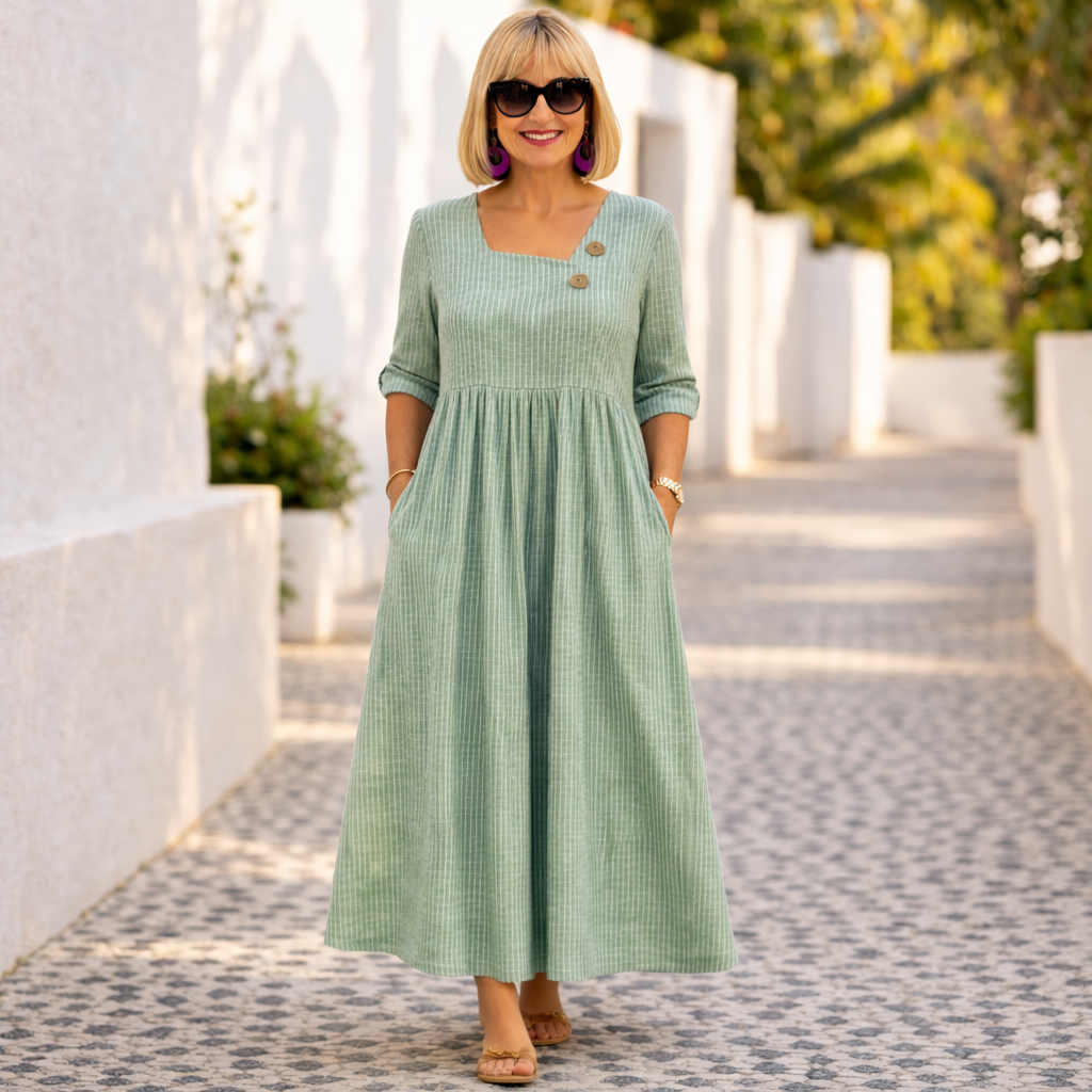 Cleomarie | Elegantti midi mekko | Anne Helsinki