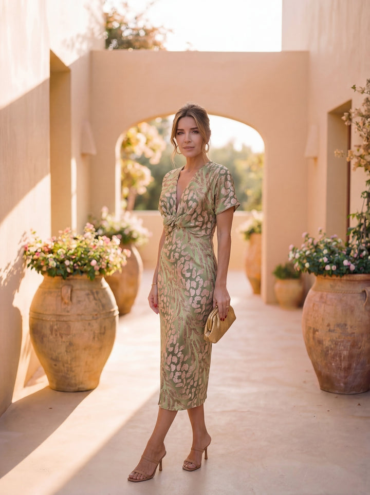 Liisa | Tyylikäs mekko kevyestä ja laskeutuvasta kankaasta | Anne Helsinki