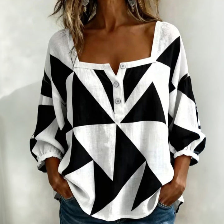 Terhi | Geometrinen pusero | Anne Helsinki