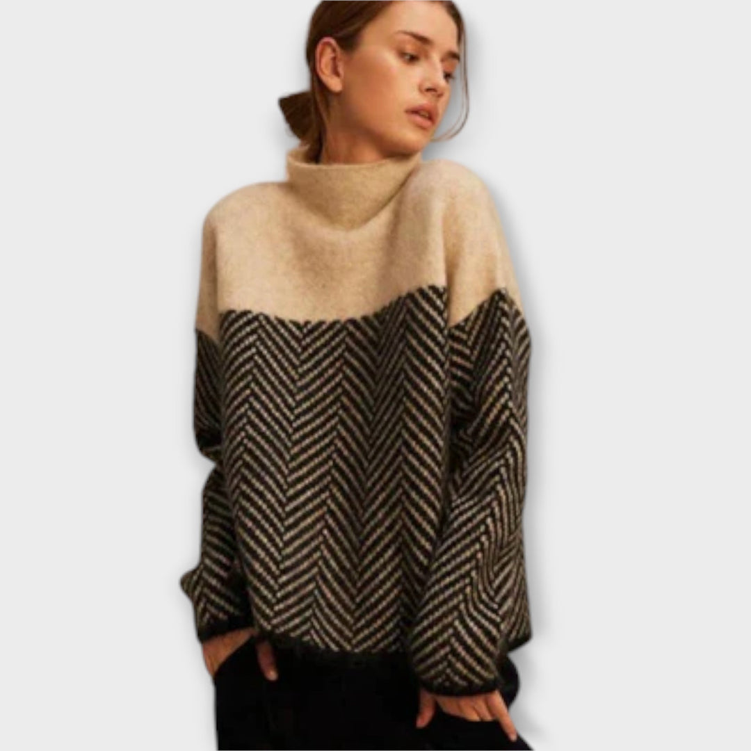 Maeve | Kodikas poolokaulusneule | Anne Helsinki
