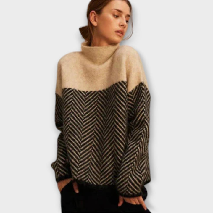 Maeve | Kodikas poolokaulusneule | Anne Helsinki