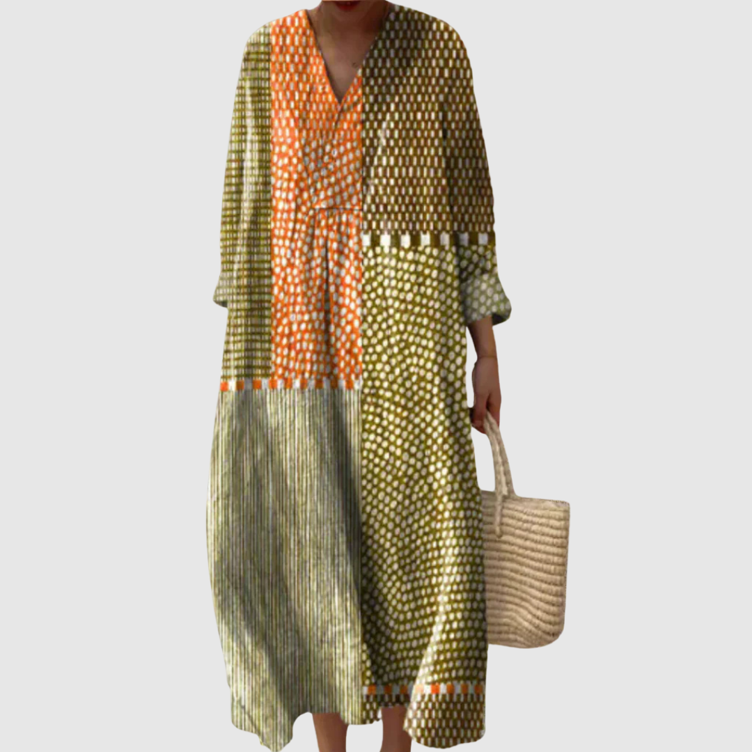 Isla | Kuvioitu mekko | Anne Helsinki