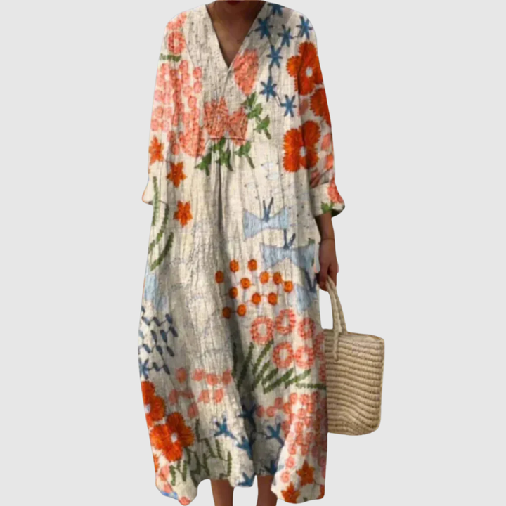 Maya | Abstrakti mekko | Anne Helsinki