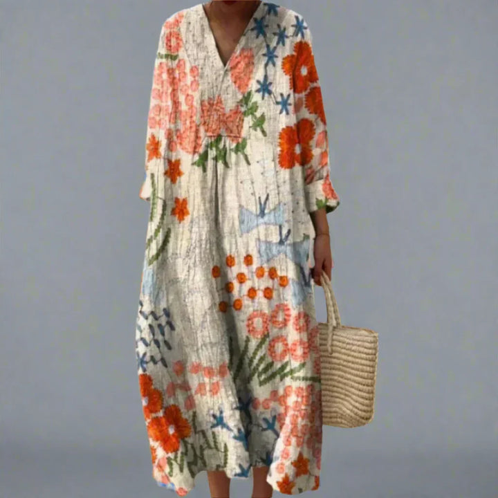 Maya | Abstrakti mekko | Anne Helsinki