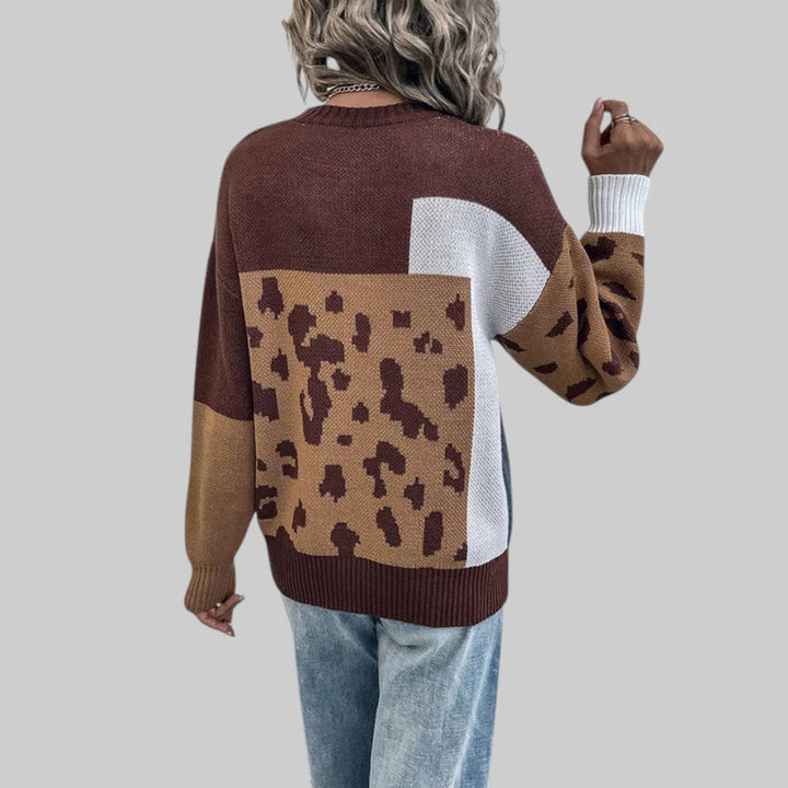 Le Clair | Vintage T-paita leopardskuviolla ja patchwork-täyteaineilla | Anne Helsinki