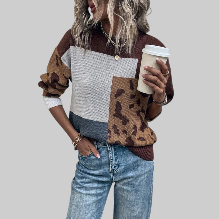 Le Clair | Vintage T-paita leopardskuviolla ja patchwork-täyteaineilla | Anne Helsinki