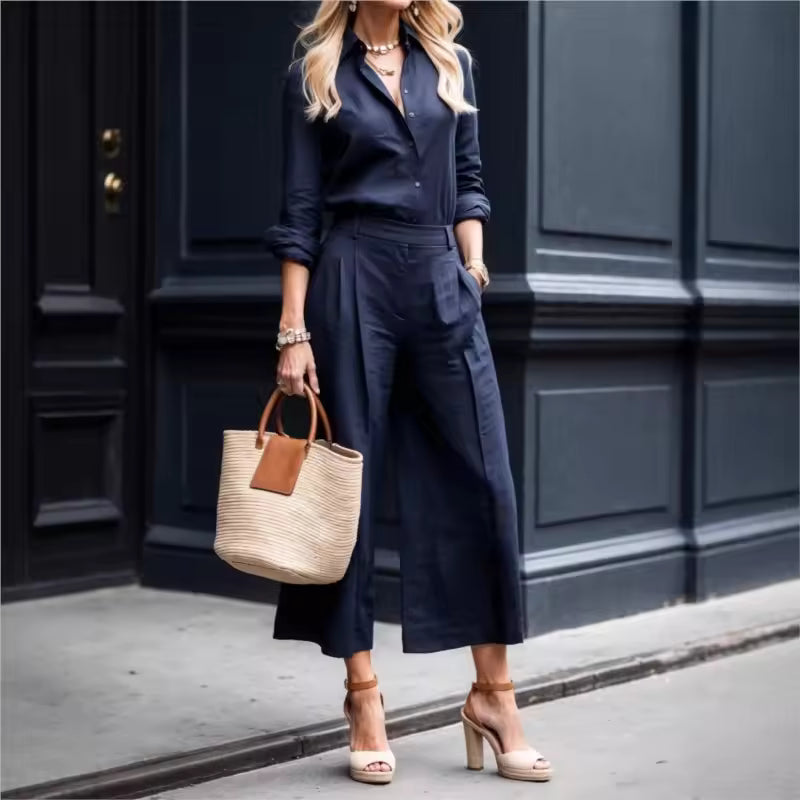 Noor™ | Laskeutuva setti housuilla | Anne Helsinki