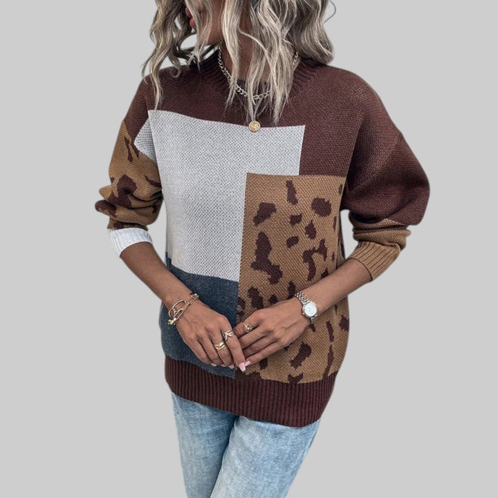 Le Clair | Vintage T-paita leopardskuviolla ja patchwork-täyteaineilla | Anne Helsinki