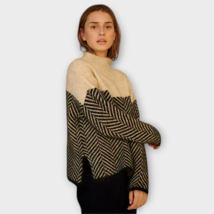 Maeve | Kodikas poolokaulusneule | Anne Helsinki