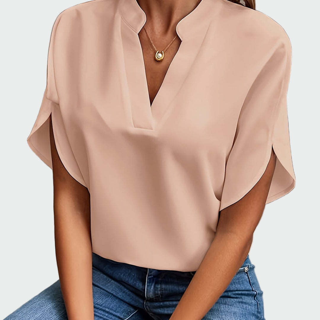 Plyöroitu kuviollinen paita | Anne Helsinki