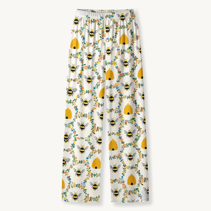 Black Cat & Pumpkin Patch Print Long Pajama Set  Sale - CottonPoppy