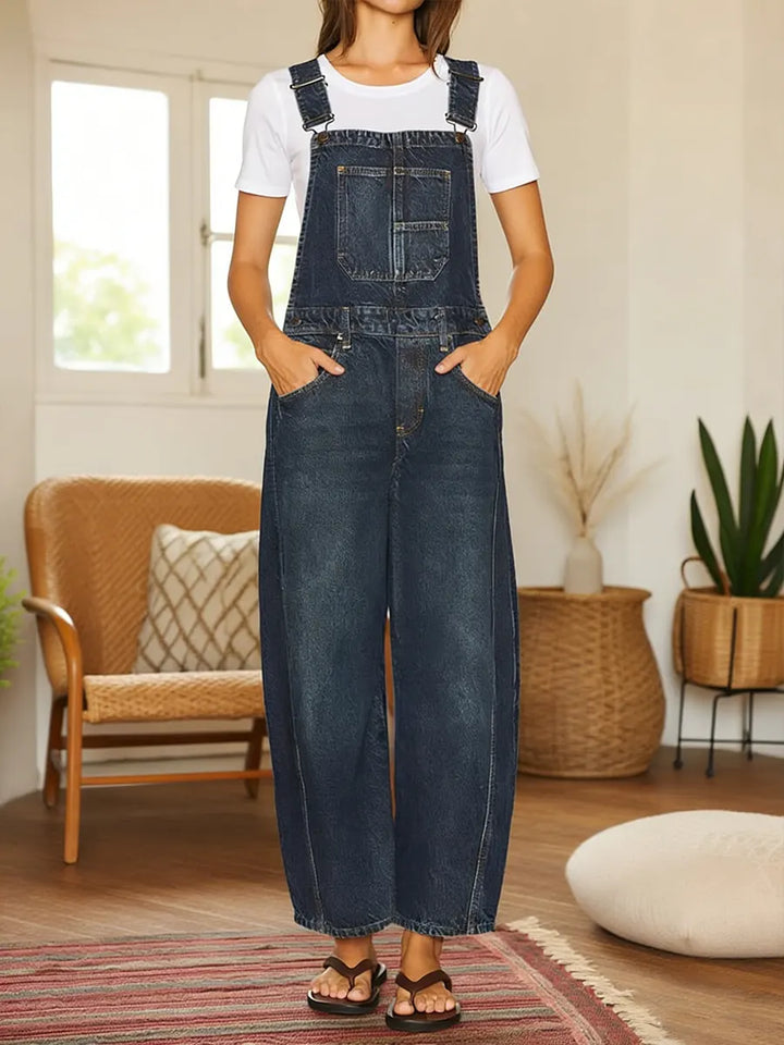Nora | Denim yleisöhaalari taskuilla | Anne Helsinki