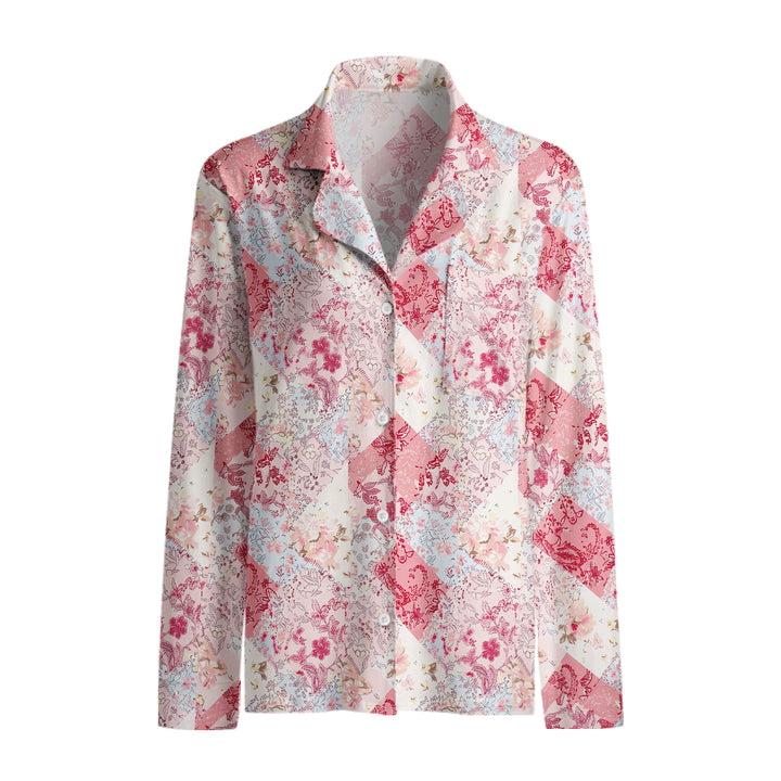 Boho Free Spirit Print Crew Neck Cotton Tee Sale - CottonPoppy