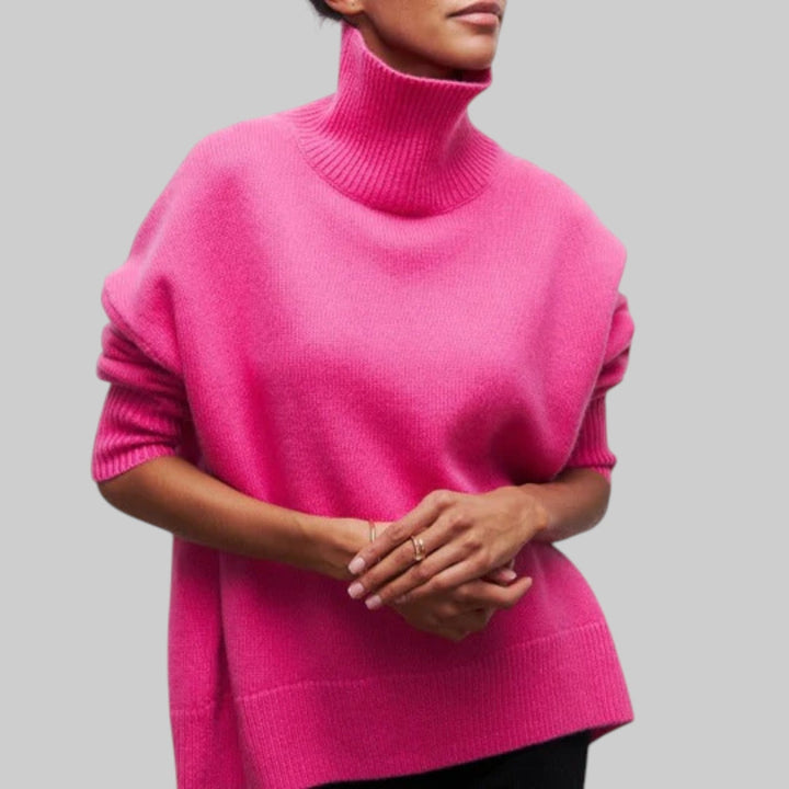 Amélie | Oversize puuvillainen huppari pyöreällä pääntiellä | Anne Helsinki