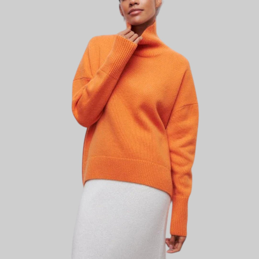 Amélie | Oversize puuvillainen huppari pyöreällä pääntiellä | Anne Helsinki
