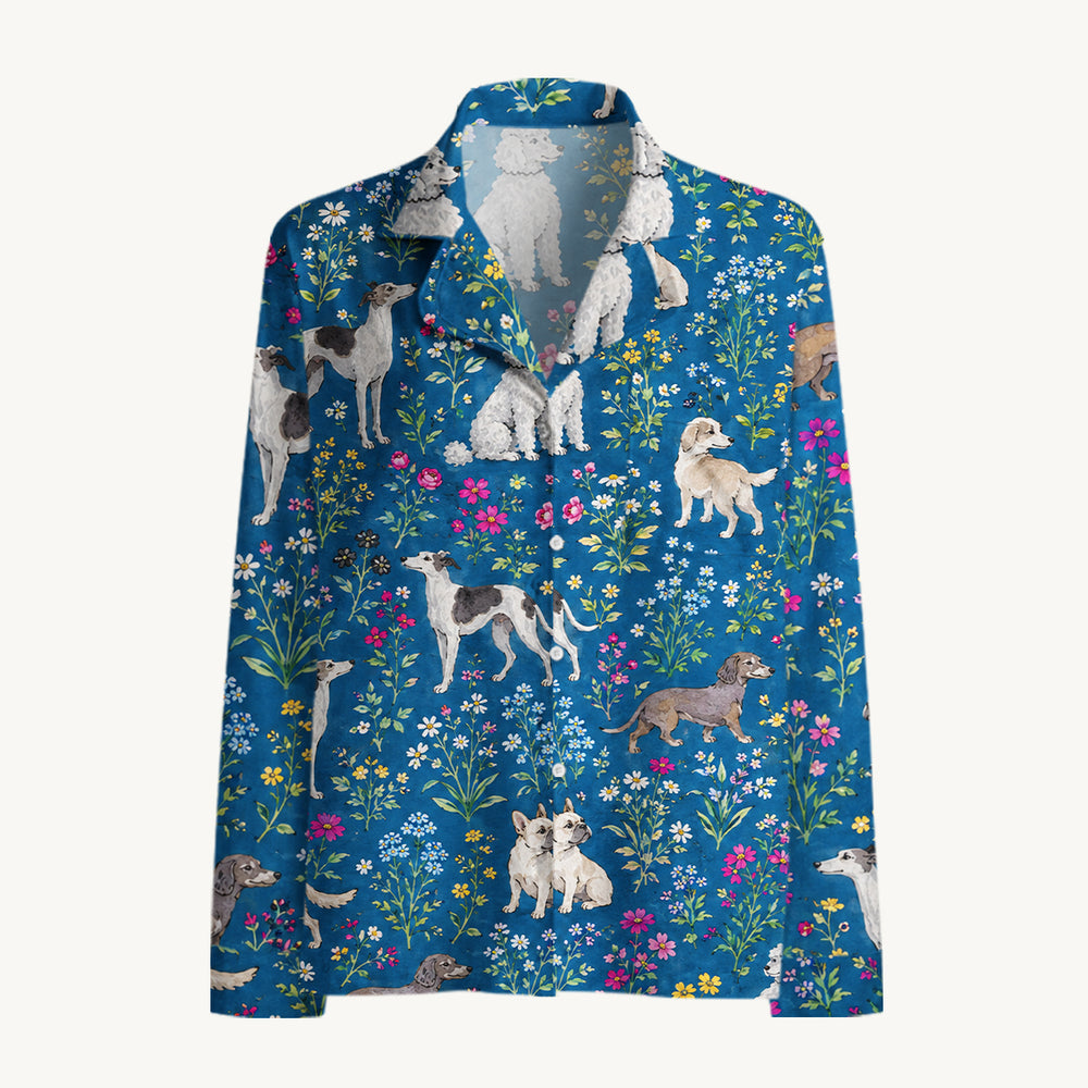 Lilja | Kuviollinen pyjamasetti | Anne Helsinki