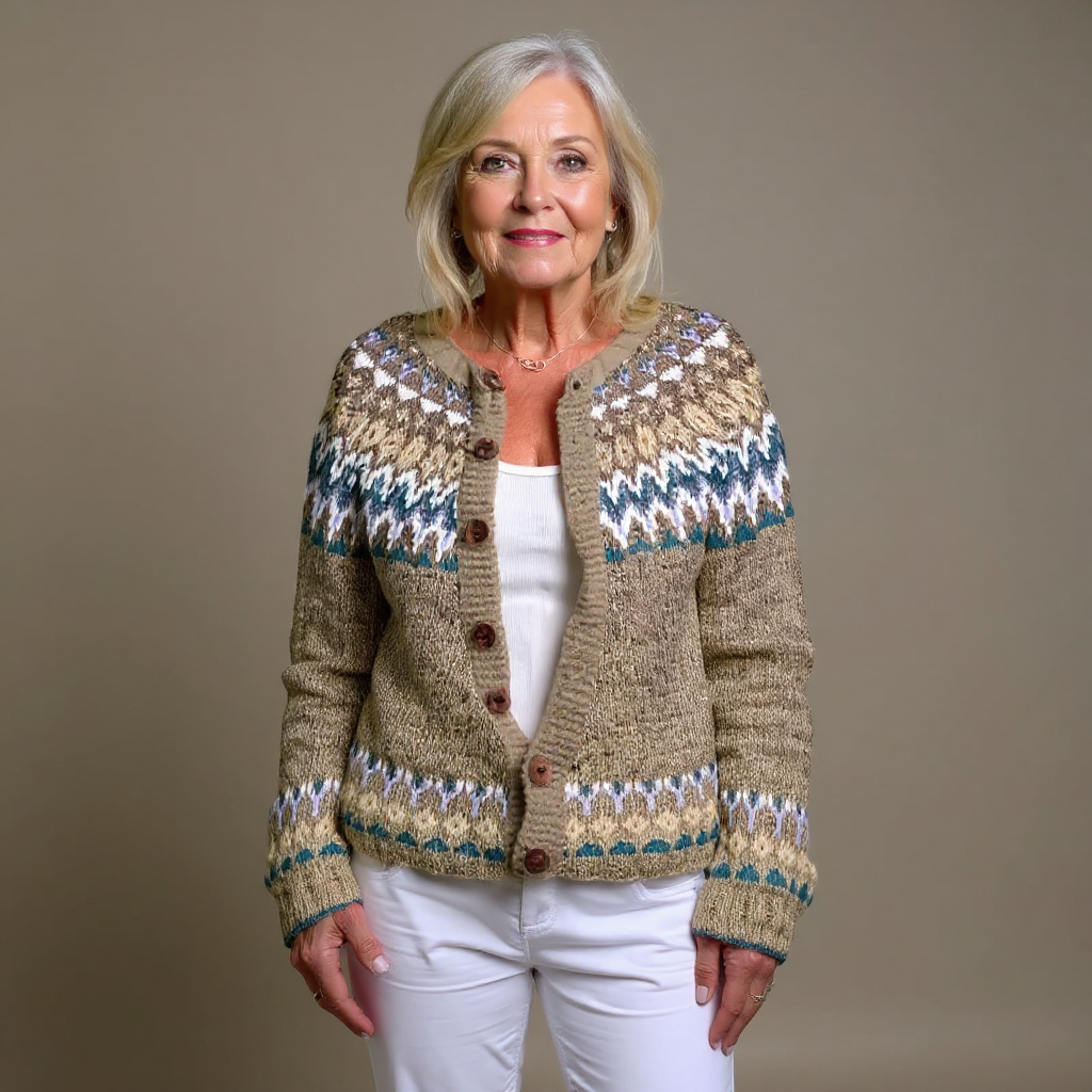 Hilkka | Perinteinen neuletakki | Anne Helsinki