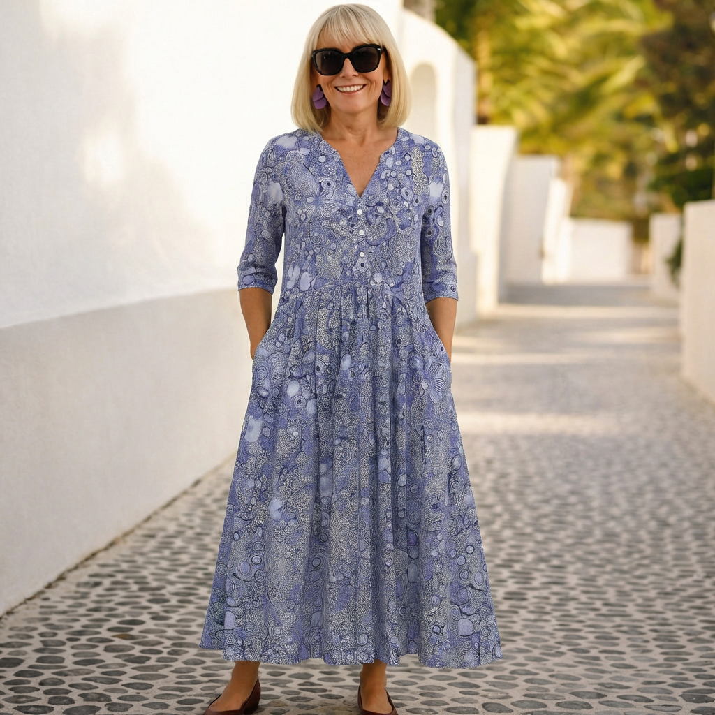 Olivia | Elegantti V-leikkausmekko | Anne Helsinki