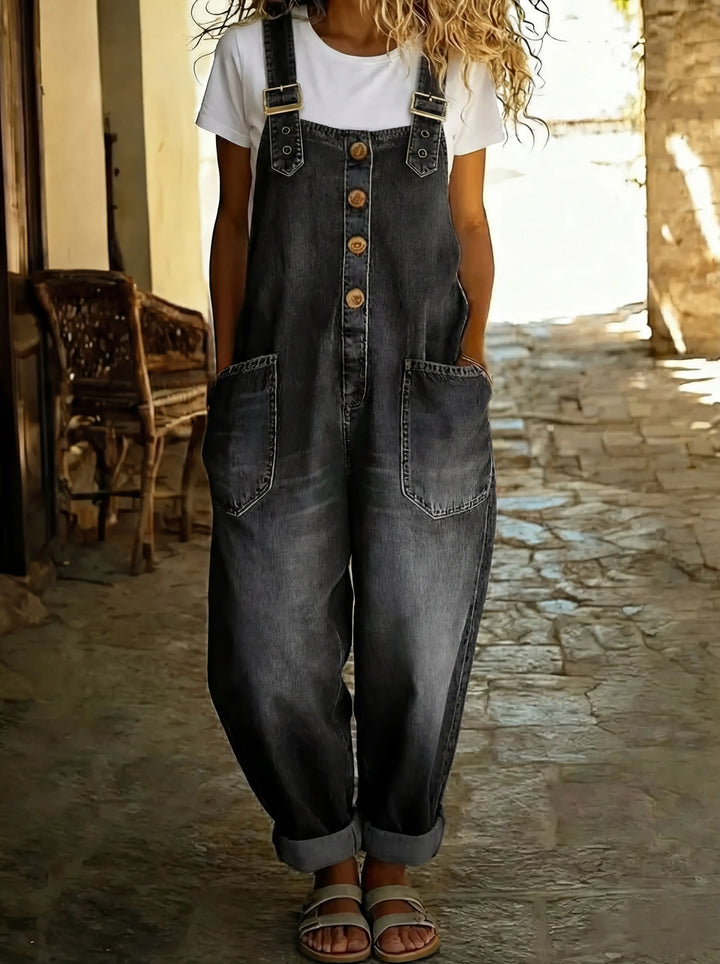 Juul | Denim overall säädettävillä olkaimilla | Anne Helsinki