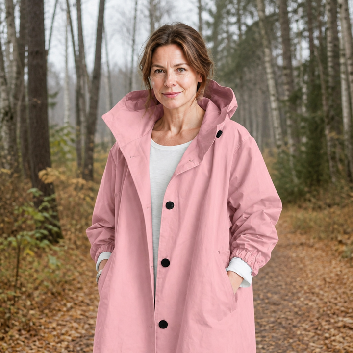 Theodora | Pitkä hupullinen takki