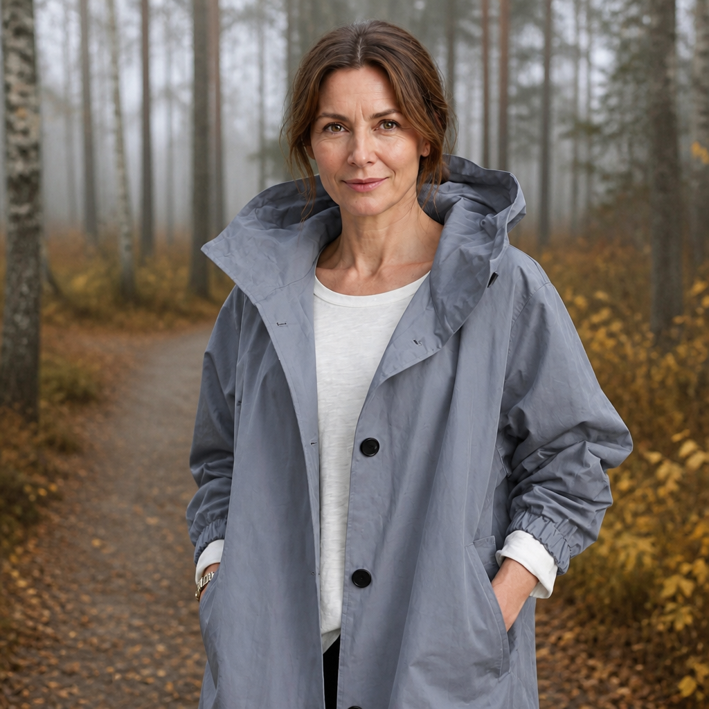 Theodora | Pitkä hupullinen takki